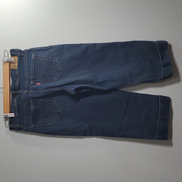 Levis jeans women's size 6 blue perfectly slimming 548 capri y2k - Picture 9 of 14